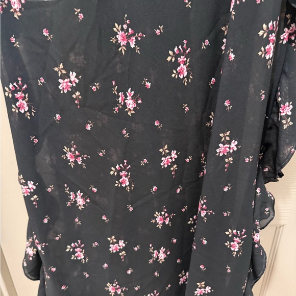 Victoria's Secret Black Floral Backless Dress - Picture 5 of 7